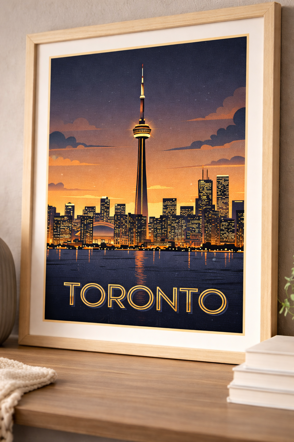 Toronto Skyline Print – printable digital wall art