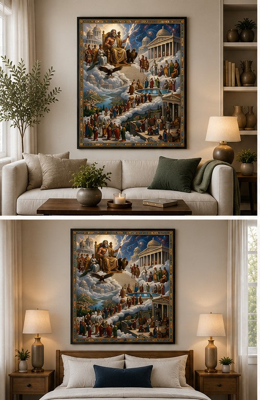 Greek Mythology Zeus 3-Pack | Digital Art Prints for Personal and Small Business Commercial Use, Sublimation Graphic Bundle