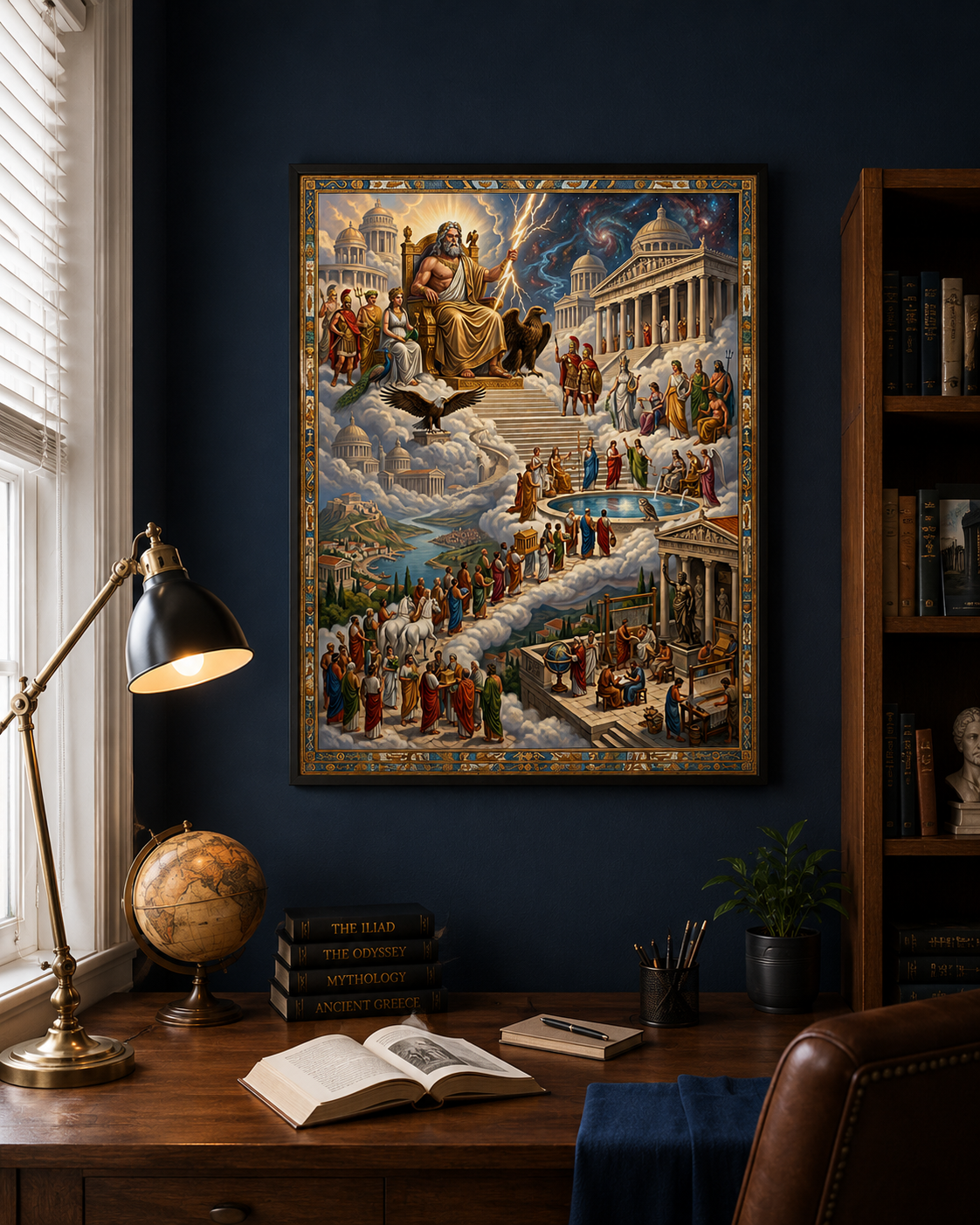 Greek Mythology Zeus 3-Pack | Digital Art Prints for Personal and Small Business Commercial Use, Sublimation Graphic Bundle