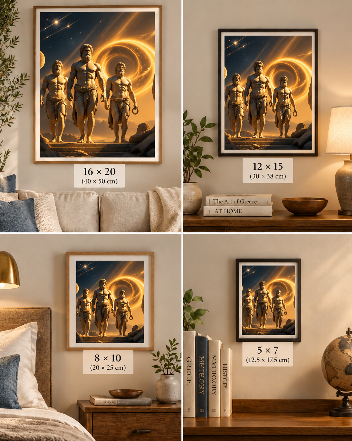 Greek Gods Assembly Wall Art | Greek Mythology Digital Download