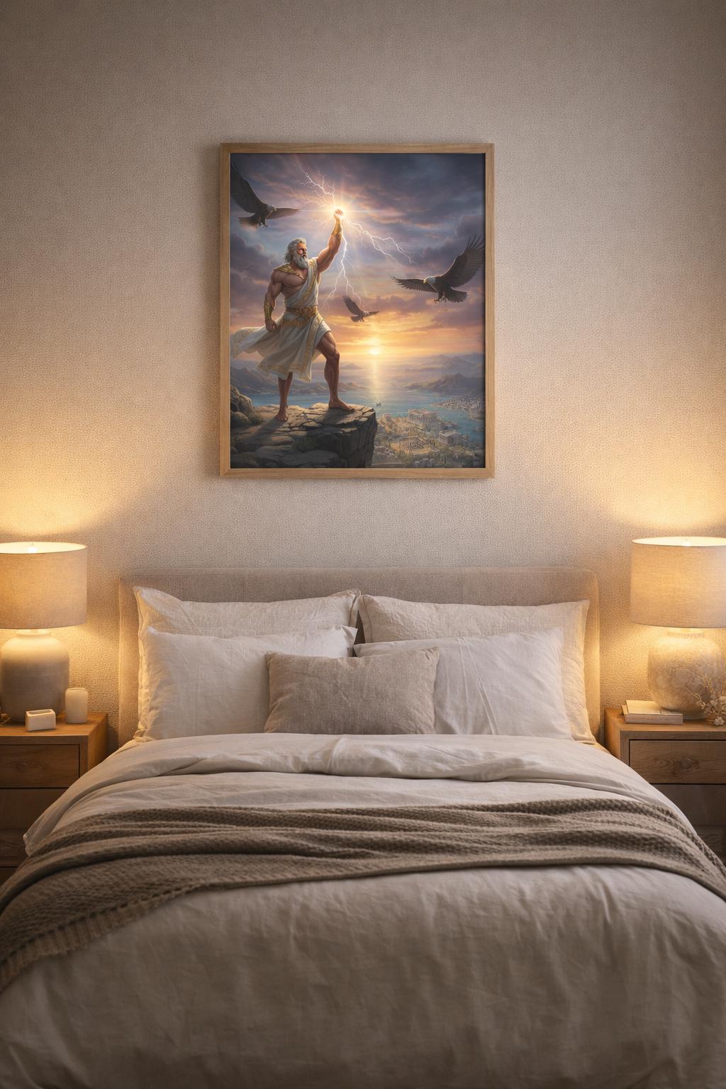 Greek Mythology 3-Pack - Zeus, Poseidon, Ocean Storms | Digital Art Prints for Personal and Small Business Commercial Use