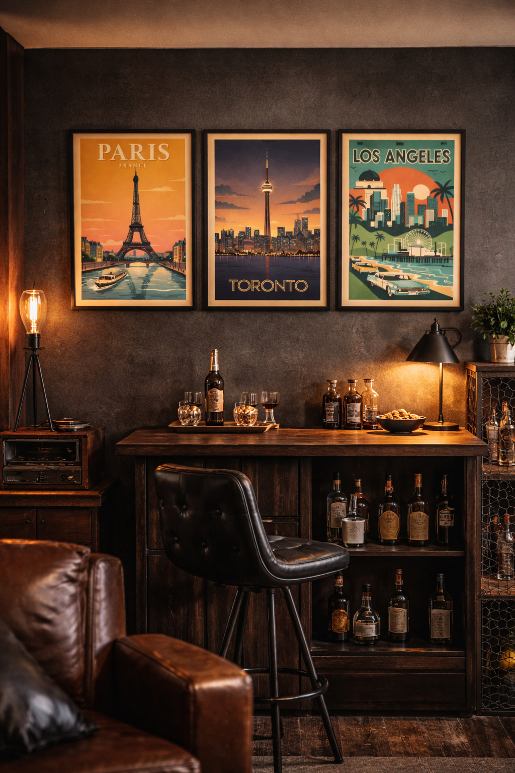 Paris Toronto Los Angeles Retro (digital download)