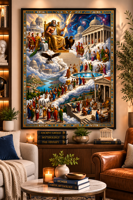 Greek Mythology Zeus 3-Pack – printable digital wall art