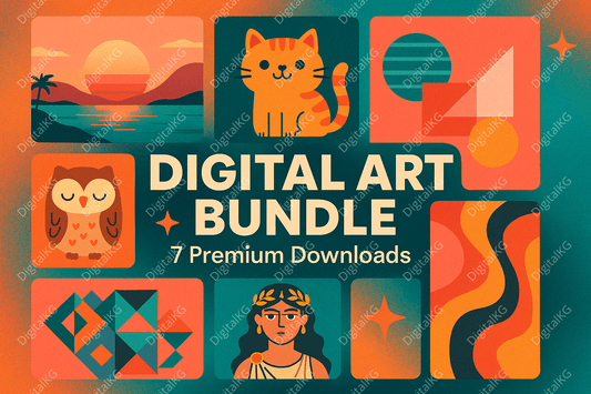 Digital Art Bundle - 7 Premium Downloads