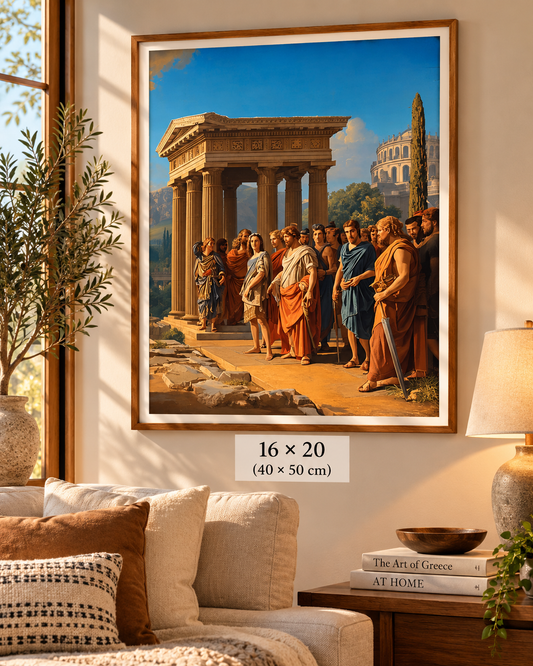 Ancient Greek Philosophers Wall Art – printable digital wall art