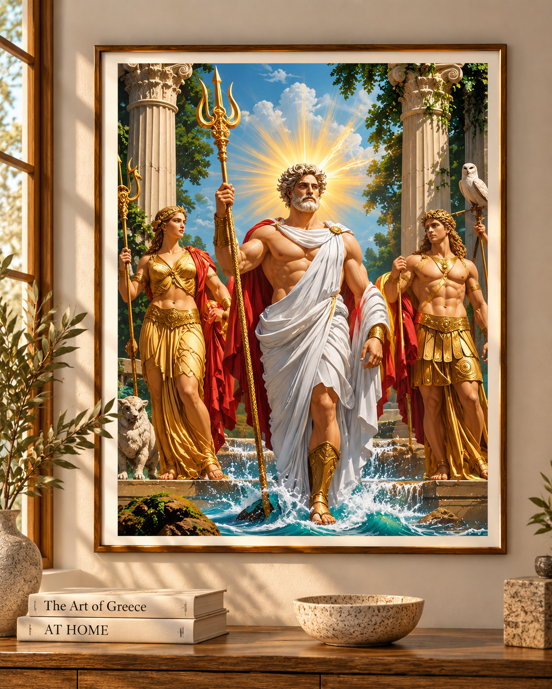 Twelve Olympian Gods Wall Art | Greek Mythology Digital Download