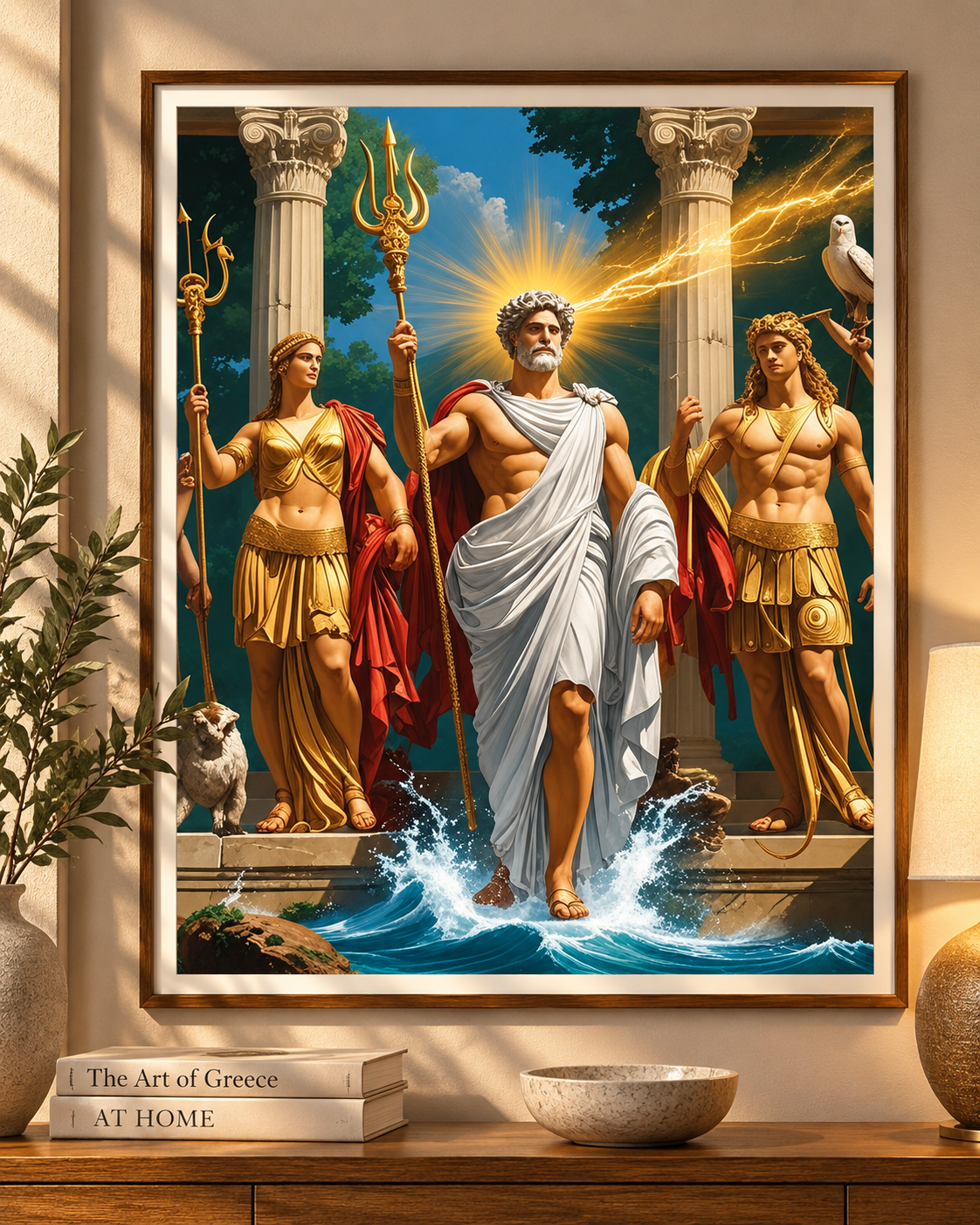 Twelve Olympian Gods Wall Art – printable digital wall art
