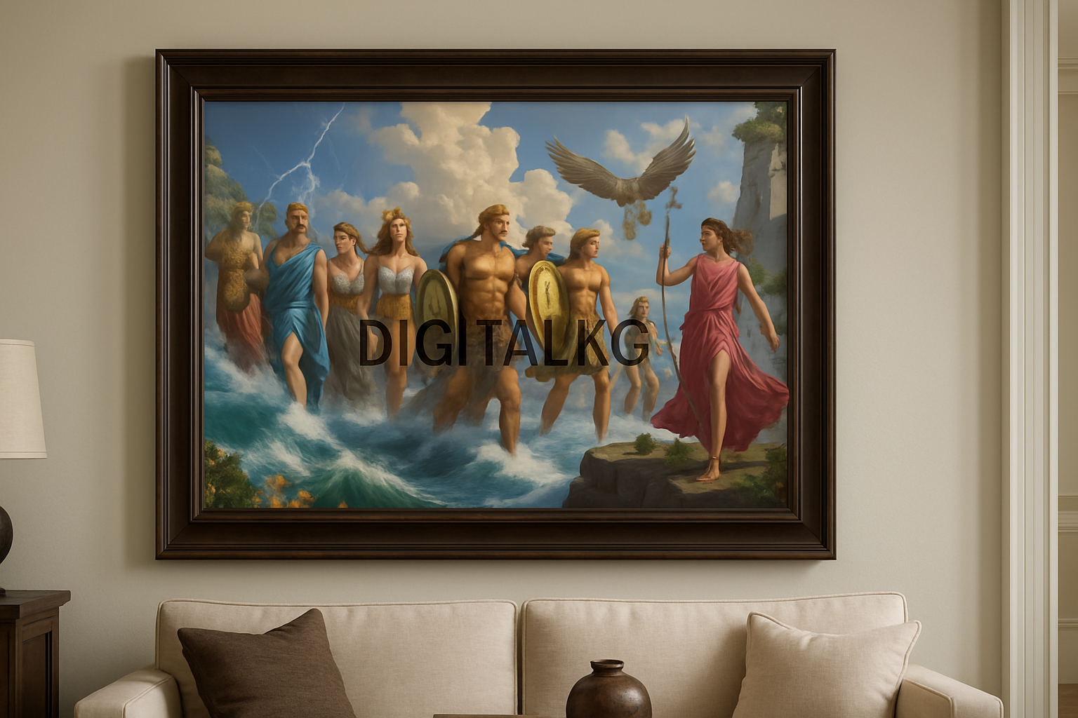 Greek Gods Framed