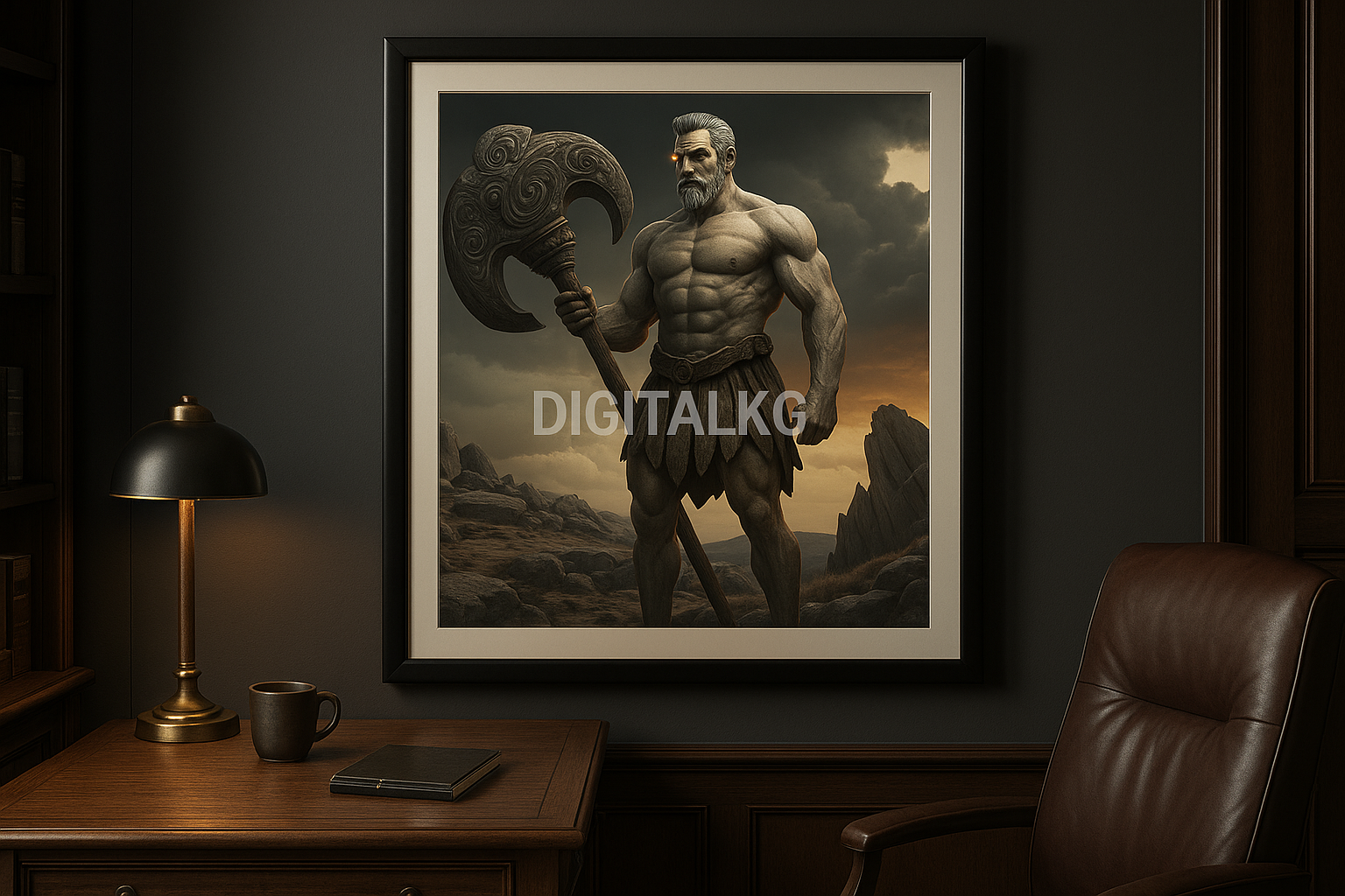 Greek Warrior Framed