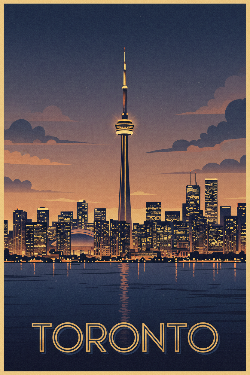 Paris Toronto Los Angeles Retro (digital download)