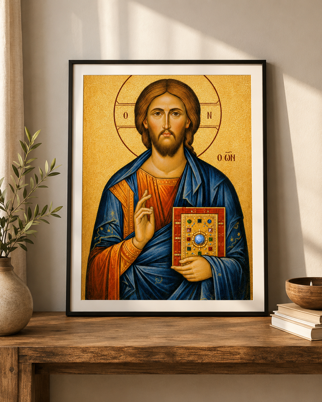 Christ Pantocrator Byzantine Icon – Digital Download