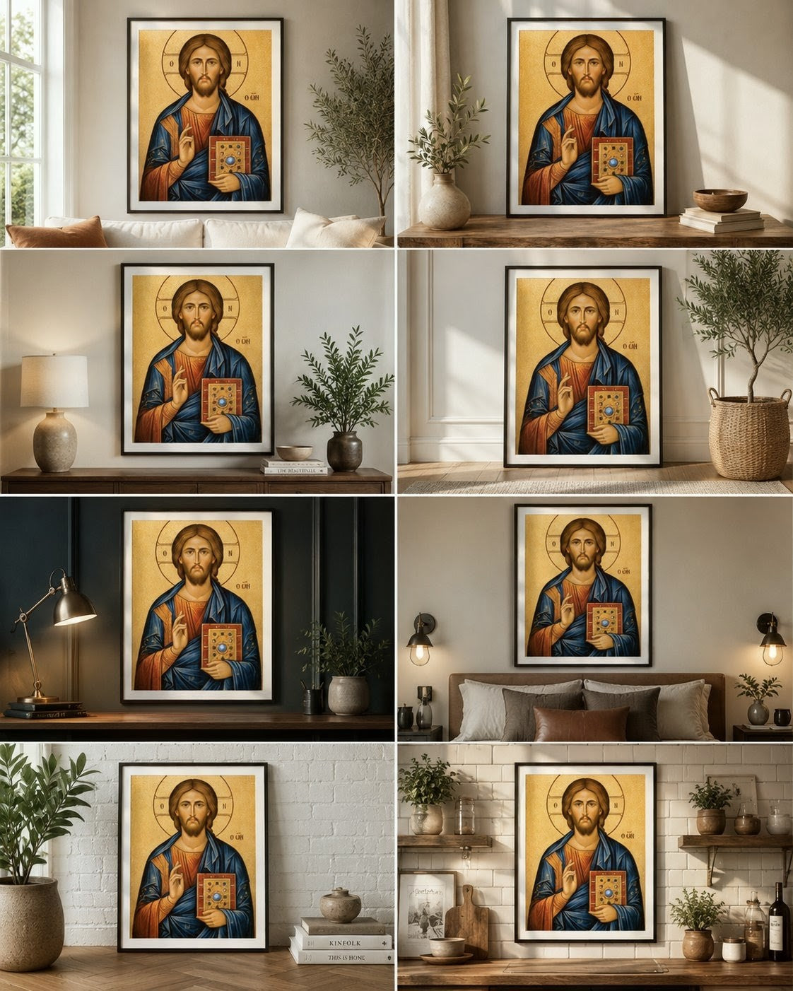 Christ Pantocrator Byzantine Icon – Digital Download