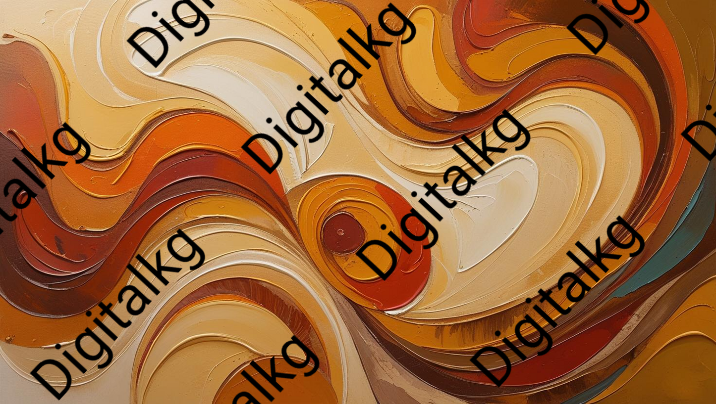 AI Modern Abstract Wall Art Set - Bold & Earthy Worldwide