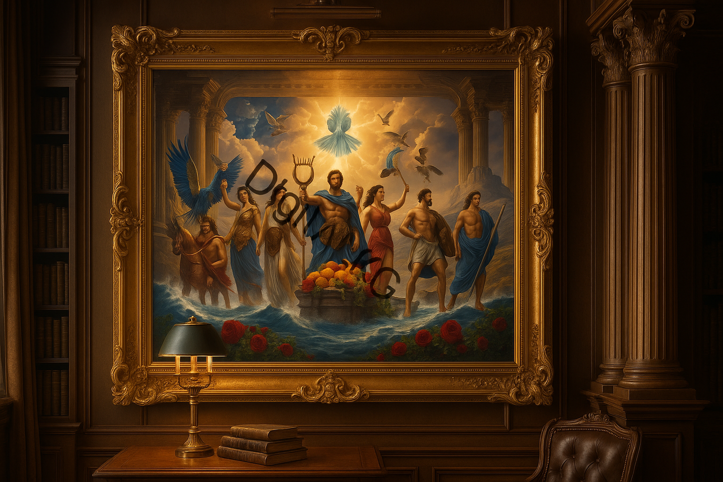 Twelve Olympians Framed